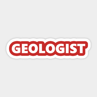 Geologist Sticker